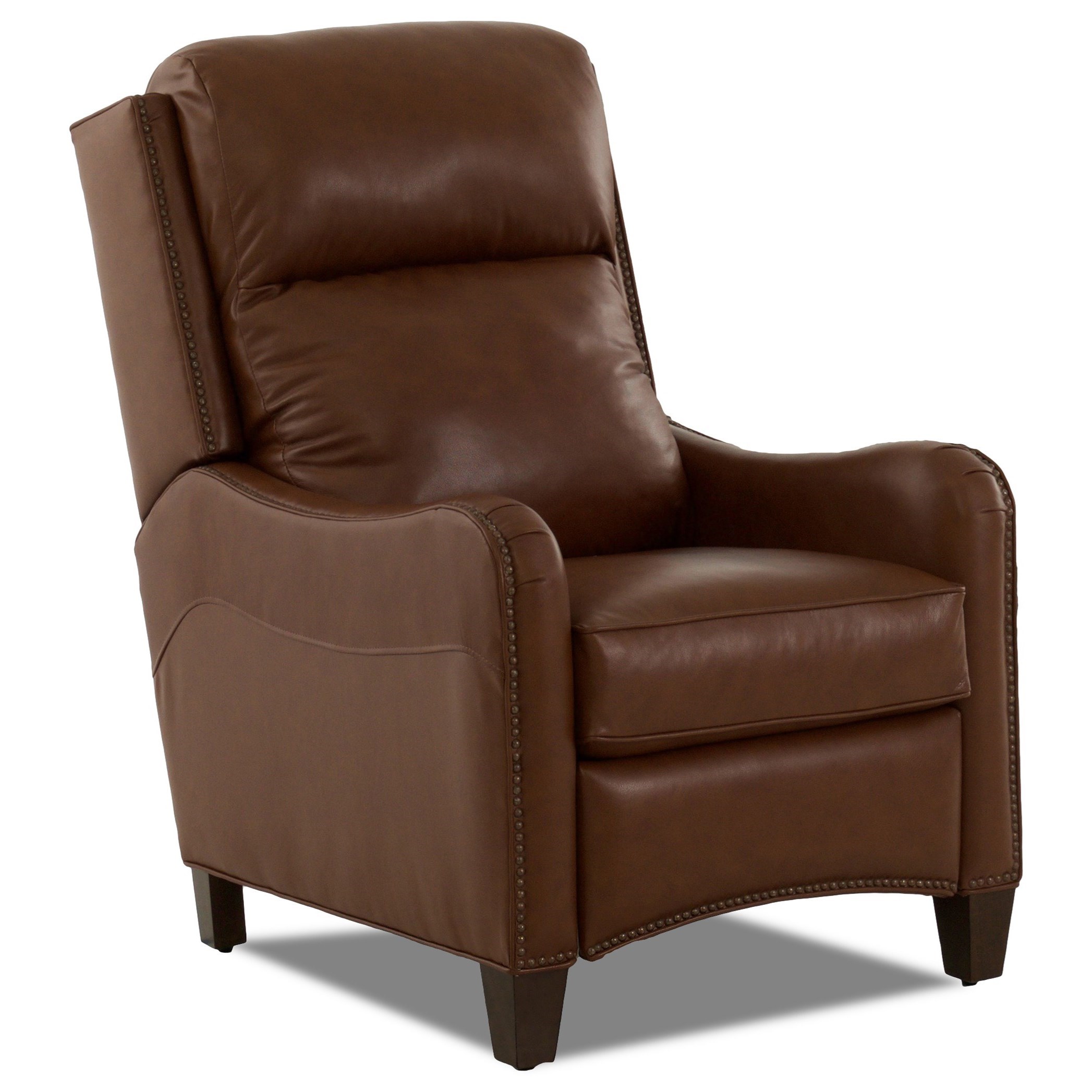 Klaussner Breeze Transitional Power High Leg Recliner with USB Port and